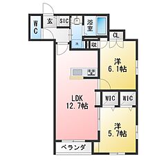 物件の間取り