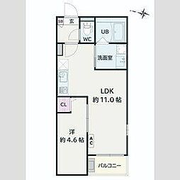Jack kawagishiI 1LDKの間取図画像