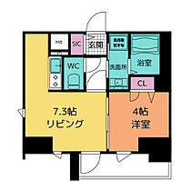 ザ・レジデンスパーク久屋大通 1206 ｜ 愛知県名古屋市中区丸の内３丁目9-4（賃貸マンション1DK・12階・29.10㎡） その2