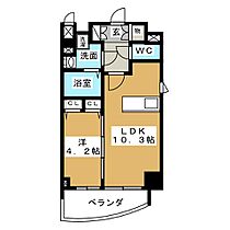 プレサンス栄ラグジュ  ｜ 愛知県名古屋市中区新栄１丁目（賃貸マンション1LDK・8階・35.80㎡） その2