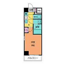 LUXENA MARUNOUCHI 1001 ｜ 愛知県名古屋市中区丸の内２丁目6番27号（賃貸マンション1K・2階・25.60㎡） その2