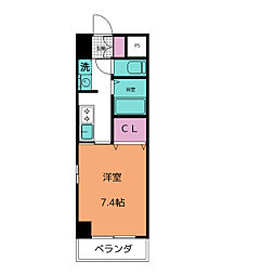 GP栄本町通り 1Kの間取図画像