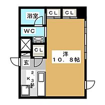 ＫＤＸレジデンス東桜I  ｜ 愛知県名古屋市東区東桜２丁目（賃貸マンション1R・6階・33.25㎡） その2