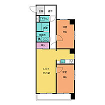 カーサ丸の内 202 ｜ 愛知県名古屋市中区丸の内２丁目18-32（賃貸マンション2LDK・2階・67.11㎡） その1