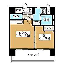 スタジオスクエア泉  ｜ 愛知県名古屋市東区泉１丁目（賃貸マンション1LDK・4階・40.37㎡） その2