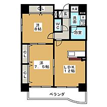 ＯＩＫＯＳ  ｜ 愛知県名古屋市中区丸の内３丁目（賃貸マンション2LDK・7階・64.35㎡） その2