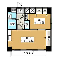 セントラルハイツ栄  ｜ 愛知県名古屋市中区栄４丁目（賃貸マンション1LDK・13階・47.19㎡） その2