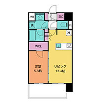 ザ・パークハビオ新栄 710 ｜ 愛知県名古屋市中区新栄１丁目19-11（賃貸マンション1LDK・7階・45.36㎡） その2