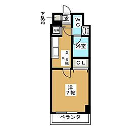 間取図画像 1K