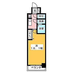 間取図画像 1K