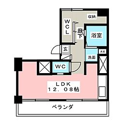 ライオンズマンション新栄第2 ワンルームの間取図画像