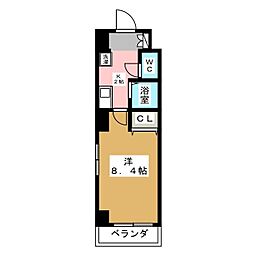 プロビデンス泉1 1Kの間取図画像