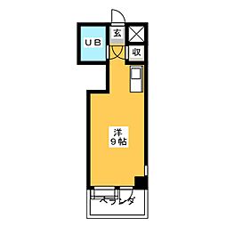 リアライズ錦 ワンルームの間取図画像