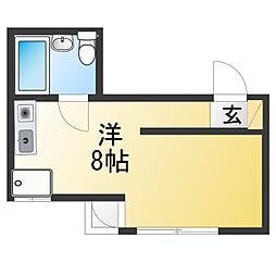 パーソナルマンション栄 ワンルームの間取図画像
