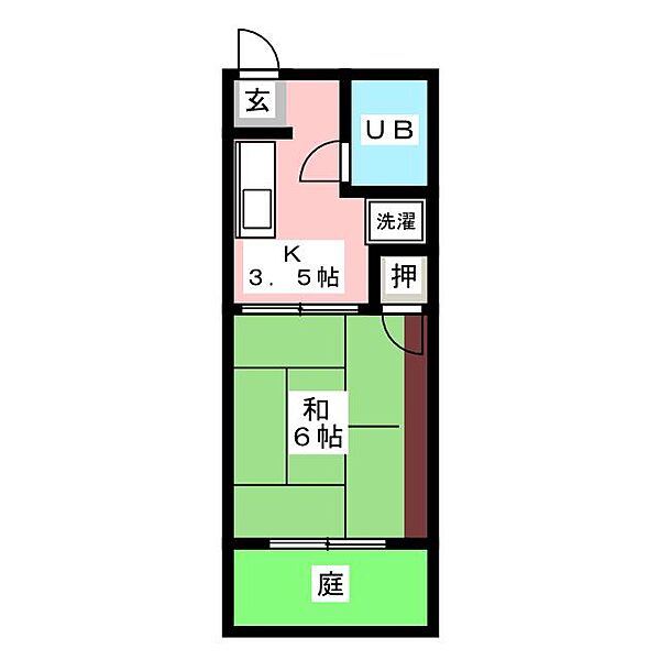 第2サンコーポ岡村 ｜愛知県名古屋市中川区中郷１丁目(賃貸アパート1K・1階・21.00㎡)の写真 その2