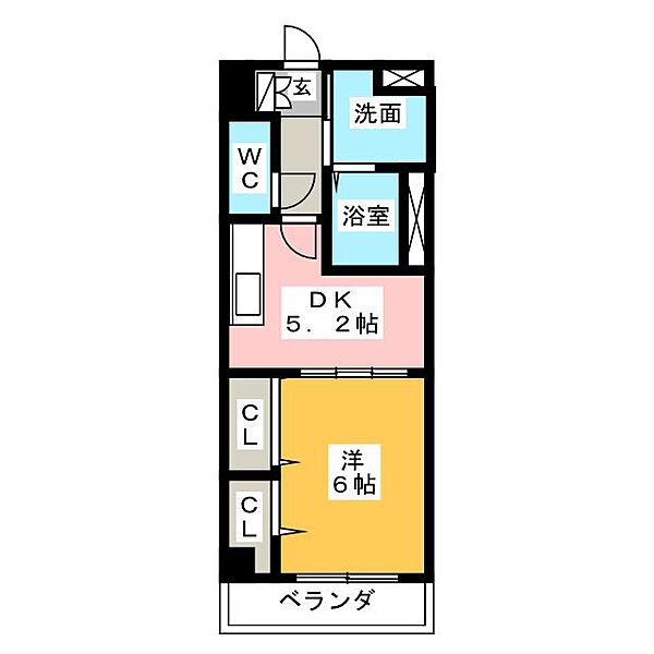 ヤマトマンション平戸 ｜愛知県名古屋市中川区平戸町２丁目(賃貸マンション1DK・4階・30.26㎡)の写真 その2