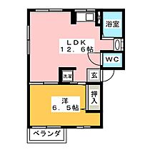 シティハイムモアフルＡ  ｜ 愛知県名古屋市中川区四女子町１丁目（賃貸アパート1LDK・2階・41.55㎡） その2