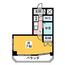 アルカサール  ｜ 愛知県名古屋市中川区打中１丁目（賃貸マンション1K・4階・23.76㎡） その2