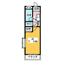 エントピアアスカ  ｜ 愛知県名古屋市中川区五月南通２丁目（賃貸マンション1K・6階・20.76㎡） その2