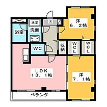 サンテラス  ｜ 愛知県名古屋市中川区下之一色町字宮分（賃貸マンション2LDK・1階・60.70㎡） その2