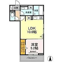 シャルマン高畑 301 ｜ 愛知県名古屋市中川区高畑４丁目89（賃貸アパート1LDK・3階・40.93㎡） その2