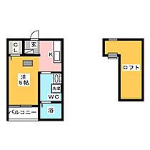 ルミエール黄金  ｜ 愛知県名古屋市中川区乗越町１丁目（賃貸アパート1R・2階・20.22㎡） その2