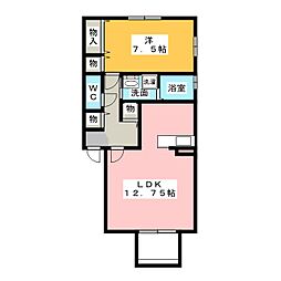 ウィルステージ 1LDKの間取図画像