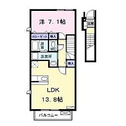 ニュー昇基 1LDKの間取図画像