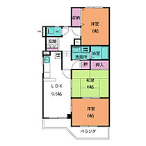 アーバン表台  ｜ 愛知県名古屋市天白区表台（賃貸マンション3LDK・2階・62.24㎡） その2