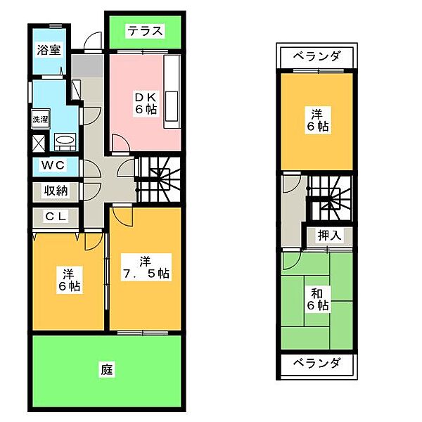 八事本町団地1号棟 ｜愛知県名古屋市昭和区八事本町(賃貸マンション4DK・1階・91.06㎡)の写真 その2