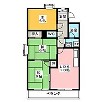 第2みかん山ハイツ  ｜ 愛知県名古屋市瑞穂区下山町１丁目（賃貸マンション3LDK・3階・60.41㎡） その2