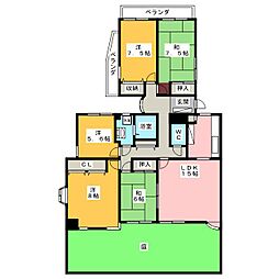 シティーアーク表山 5LDKの間取図画像