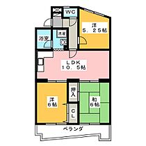 鉄村マンション　Ｓ棟  ｜ 愛知県名古屋市昭和区川名山町（賃貸マンション3LDK・2階・60.53㎡） その2