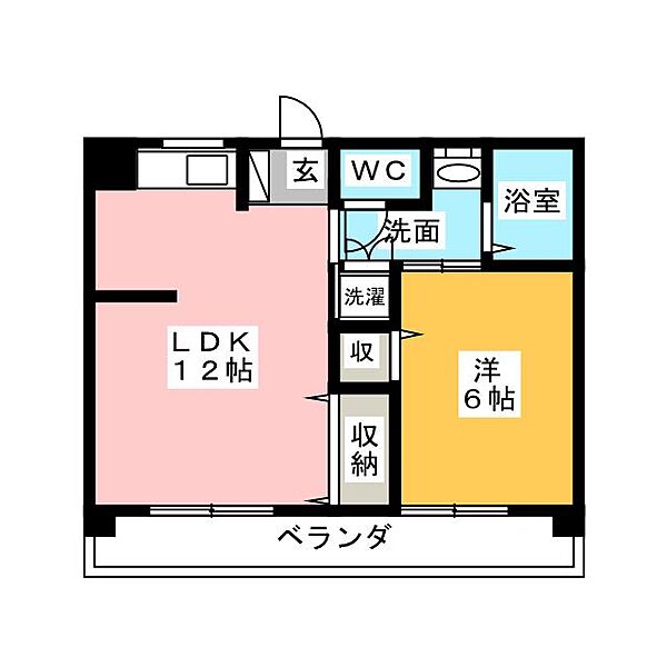 小林ビル ｜愛知県名古屋市昭和区隼人町(賃貸マンション1LDK・4階・38.00㎡)の写真 その2