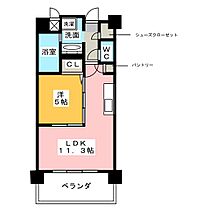 ＡＮＧＥＬＩＮＡ  ｜ 愛知県名古屋市昭和区檀溪通１丁目（賃貸マンション1LDK・8階・40.04㎡） その2