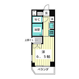 エクセレンス山中 ワンルームの間取図画像