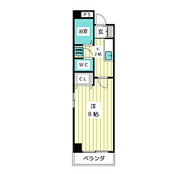 メゾン・ド・ビジェ 1Kの間取図画像
