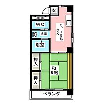 アクセスコートI  ｜ 愛知県名古屋市南区豊田１丁目（賃貸マンション1DK・4階・27.54㎡） その2