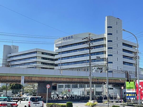 画像8:病院「中京病院まで540m」