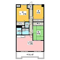 オーキッドマンション星崎  ｜ 愛知県名古屋市南区元塩町３丁目（賃貸マンション3LDK・4階・76.16㎡） その2