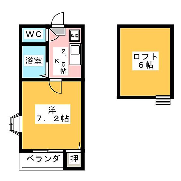 シャトー道徳 ｜愛知県名古屋市南区道徳通３丁目(賃貸アパート1K・2階・20.00㎡)の写真 その2