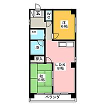 コーポサトウ  ｜ 愛知県名古屋市熱田区沢上１丁目（賃貸マンション2LDK・3階・48.23㎡） その2