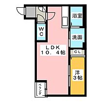 Warren matsushitaI  ｜ 愛知県名古屋市南区松下町１丁目（賃貸アパート1LDK・3階・31.66㎡） その2