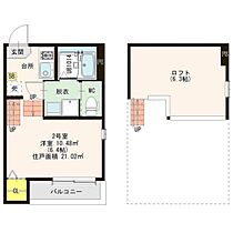 仮称）ハーモニーテラス道徳新町五丁目（2） 102 ｜ 愛知県名古屋市南区道徳新町５丁目10（賃貸アパート1R・1階・21.02㎡） その2