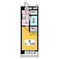 セントラルハイツ堀田5階3.4万円