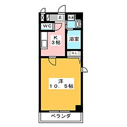 間取図画像 1K