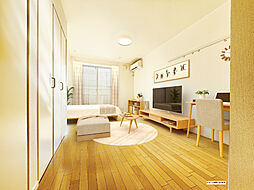 サニーウェスト39 2階1Kのリビング/ダイニング