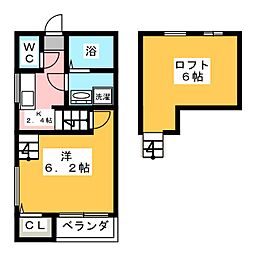 ネオコーポ内田橋 1Kの間取図画像