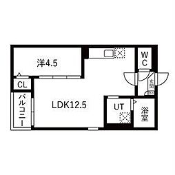 Jack miyoshiV 1LDKの間取図画像