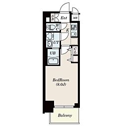 S-RESIDENCE堀田駅前 1Kの間取図画像